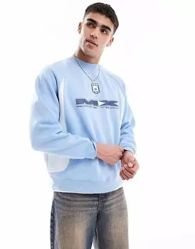 Спортивная толстовка с принтом Cotton On жемчужно-синего цвета Cotton:On