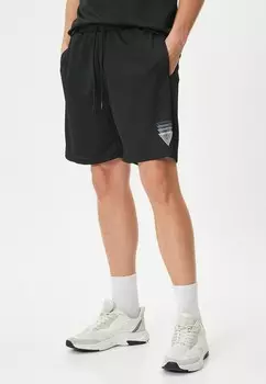 Спортивные брюки GEOMETRIC PRINTED DRAWSTRING POCKET DETAIL Koton, черный