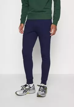 Спортивные брюки Lacoste облегающего кроя, синий