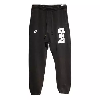 Спортивные брюки Nike NSW Washed French Terry Pants 'Black' DQ4176-010, черный