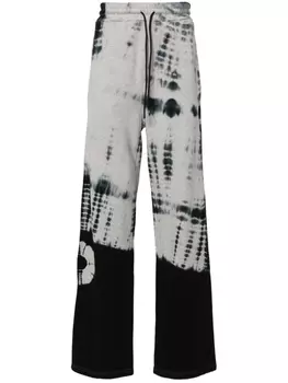 Спортивные брюки с принтом тай-дай MSGM, серый