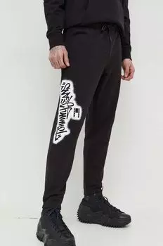 Спортивные брюки Tommy Jeans, черный