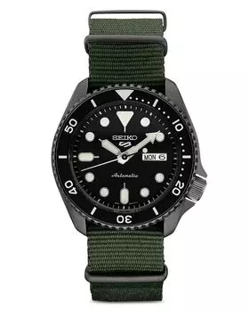 Спортивные часы Seiko Watch 42,5 мм, черный