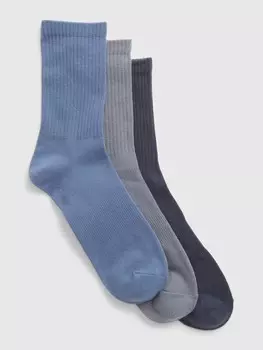 Спортивные носки, 3 пары. Gap, мультиколор