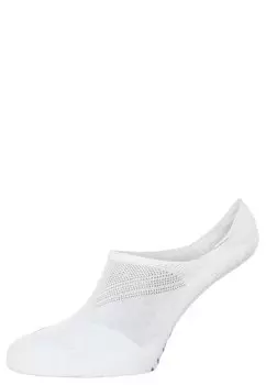 Спортивные носки Cool Kick Invisibles Unisex Anatomical Plush Sole FALKE, белые