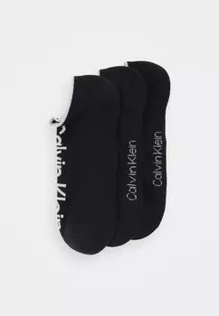 Спортивные носки Sneaker Athleisure 3 Pack Unisex Calvin Klein, черные
