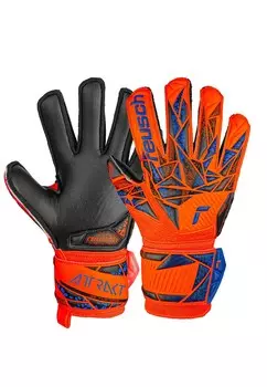 Спортивные перчатки Reusch ATTRAKT SILVER JUNIOR, цвет Orange/Black