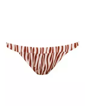 Спортивные плавки бикини с классической подкладкой и зеброй Robin Collection, красный