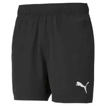 Спортивные плетеные мужские шорты PUMA, черный