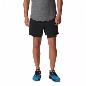 Спортивные шорты M Endless Trail 2 в 1 короткие мужские - черные COLUMBIA, цвет schwarz
