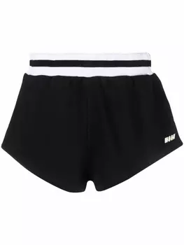 Спортивные шорты с логотипом MSGM, черный