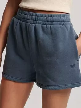 Спортивные шорты в винтажном стиле Superdry, затмение темно-синий