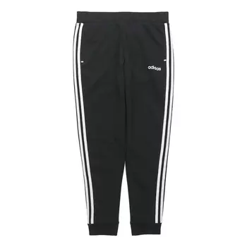 Спортивные штаны Adidas neo M Ce 3sq2 Kn Tp Casual Sports Side Stripe Bundle Feet Long Pants Black, Черный