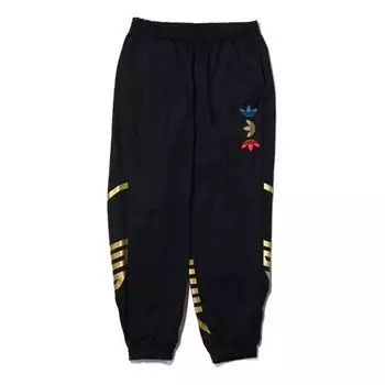 Спортивные штаны adidas originals Metallic Track Pants 'Black/Platinum Metallic', черный