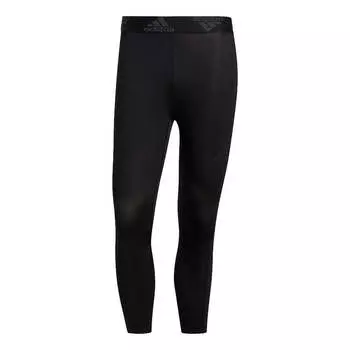 Спортивные штаны adidas TF Turf 34 Tig 3S Stripe Sports Leggings Black, черный