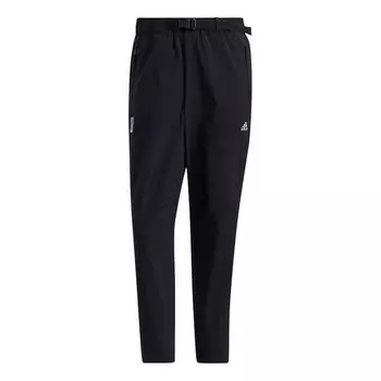 Спортивные штаны Adidas Wj Pnt Wv Lt Series Woven Solid Color Casual Sports Pants Black, Черный