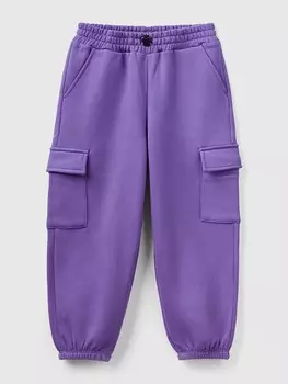 Спортивные штаны Benetton Sweathose, фиолетовый