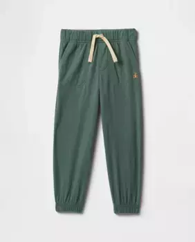 Спортивные штаны для мальчика с эластичной талией Gap, темно-зеленый