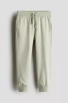 Спортивные штаны из джерси H&M, зеленый