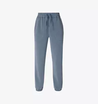 Спортивные штаны из джерси с манжетами цвета песочной стирки Sweaty Betty, синий