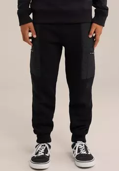 Спортивные штаны WE Fashion, черный