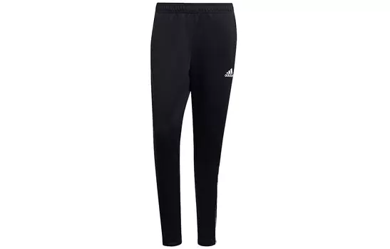Спортивные трикотажные штаны мужские черные Adidas, черный