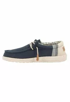 Спортивные туфли на шнуровке Zapatilla Wally Breack Hey Dude, цвет azul oscuro