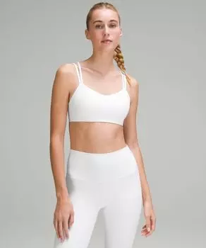 Спортивный бюсгальтер Lululemon, белый