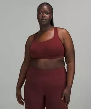 Спортивный бюсгальтер Lululemon, красный