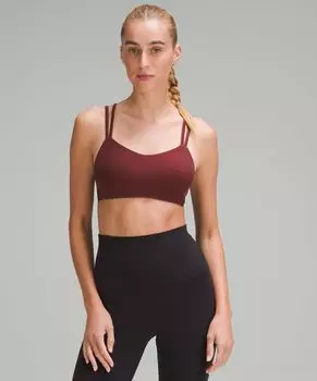 Спортивный бюсгальтер Lululemon, красный