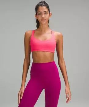 Спортивный бюсгальтер Lululemon, розовый