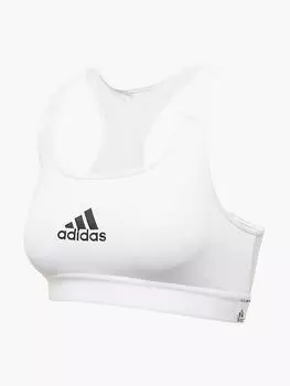 Спортивный бюстгальтер Adidas, белый