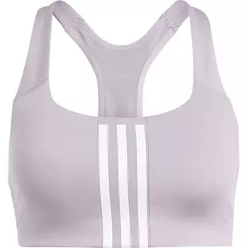Спортивный бюстгальтер adidas Powerimpact 3 Stripes, фиолетовый