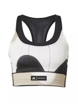 Спортивный бюстгальтер без косточек Adidas Marimekko, черный