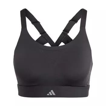 Спортивный бюстгальтер без косточек Adidas Tailored Impact High-Support, черный