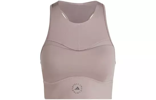 Спортивный бюстгальтер-борцовка с логотипом от Stella McCartney Adidas