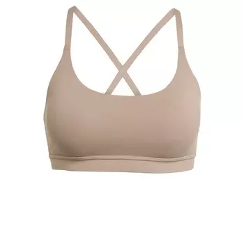 Спортивный бюстгальтер-бралетт ADIDAS PERFORMANCE All Me, светло-коричневый