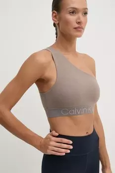 Спортивный бюстгальтер Calvin Klein Performance, бежевый