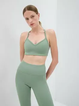 Спортивный бюстгальтер Gap, зеленый