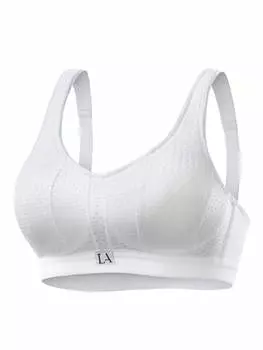 Спортивный бюстгальтер LASCANA ACTIVE, белый