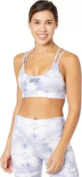 Спортивный бюстгальтер на бретелях с кварцевым принтом UFC, цвет Lavender Frost