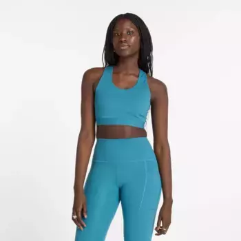 Спортивный бюстгальтер New Balance с этикеткой, синий