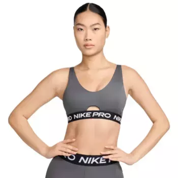 Спортивный бюстгальтер Nike Pro Indy Plunge, серый