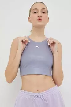 Спортивный бюстгальтер Powerimpact adidas, синий