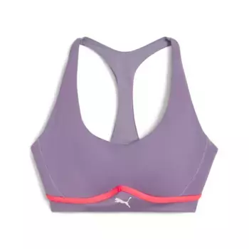 Спортивный бюстгальтер PUMA "4KEEPS CLOUDSPUN тренировочный бюстгальтер женский", фиолетовый