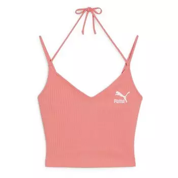 Спортивный бюстгальтер Puma Classics Ribbed, оранжевый