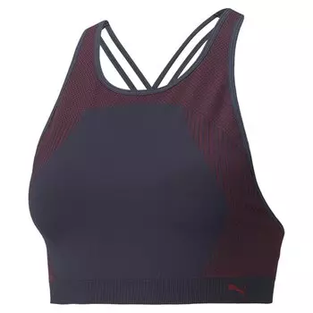 Спортивный бюстгальтер Puma Low Impact Long Line, синий