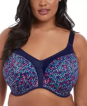 Спортивный бюстгальтер с косточками Plus Size Energise Elomi, фиолетовый
