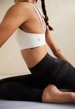 Спортивный бюстгальтер с легкой поддержкой Like A Cloud B/C Cup lululemon, белый