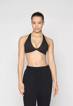 Спортивный бюстгальтер с легкой поддержкой PURELUXE PLUNGE LOW IMPACT BRA Fabletics, черный